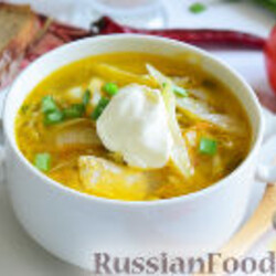 Щи с курицей в мультиварке