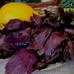 Напиток: базилик с лимоном.