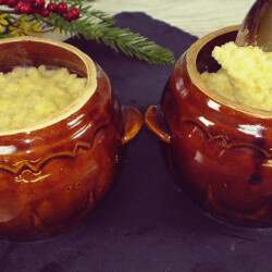 Пшённая молочная каша в горшке