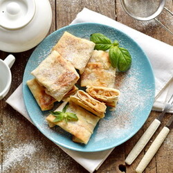 Сладкие КОНВЕРТИКИ с яблоками из ЛАВАША. Лучше любой выпечки! - Пошаговый рецепт с фото |  Десерты