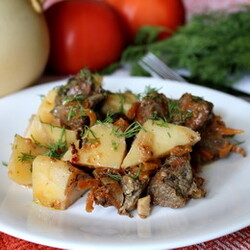 Говядина с картошкой в горшочках - Пошаговый рецепт с фото |  Разное