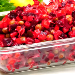 Овощи для венигрета за 3 мин.