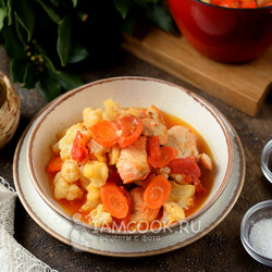 Куриное филе с овощами в горшочке — рецепт с фото