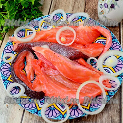 Как засолить обрезь красной рыбы