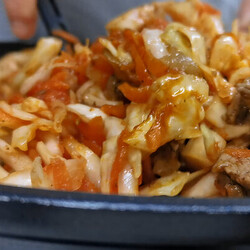 Капуста с мясом