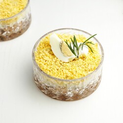 Низкокалорийная мимоза: рецепт без картошки и майонеза с видео и фото | Меню недели