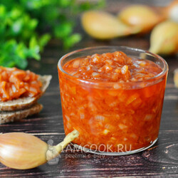 Луковая икра — рецепт с фото