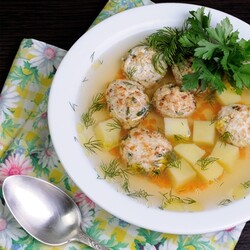 Суп с рыбными фрикадельками - пошаговый рецепт с фото | Азбука рецептов