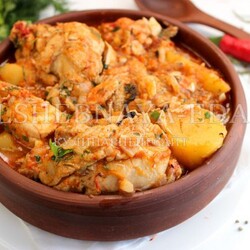 Чахохбили из курицы с картошкой, пошаговый рецепт | Волшебная Eда.ру