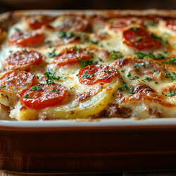 Запеканка с картошкой и мясом