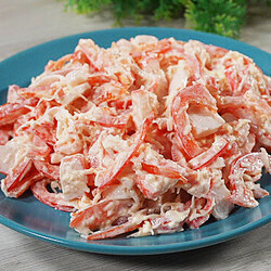 Салат "Красное море"