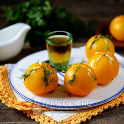 Малосольные помидоры в пакете (с чесноком) — рецепт с фото