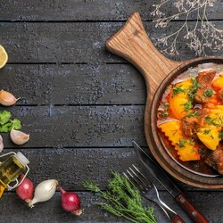 Жаркое с курицей