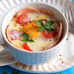 Яичница в микроволновке