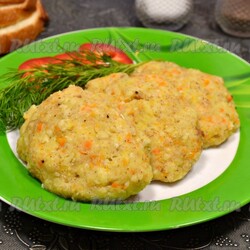 Рыбные котлеты на пару в мультиварке