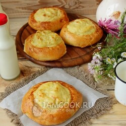 Шаньги с картошкой — рецепт с фото