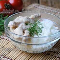 Бефстроганов из свинины со сметаной