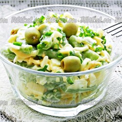 Салат из замороженной стручковой фасоли