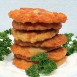 Картофельные драники с фаршем