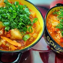 Летний куриный суп