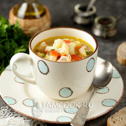 Суп из индейки с цветной капустой — рецепт с фото