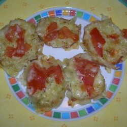 Baguettscheiben mit Tomaten & Mozzarella