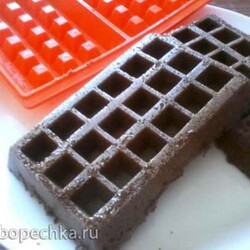 Вафли шоколадные в микроволновке