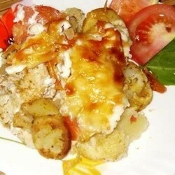 Курица по-французски с картошкой