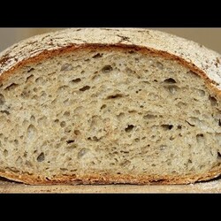 РЖАНОЙ ХЛЕБ БЕЗ ЗАМЕСА. Получается у ВСЕХ! Хрустящая корочка и пористый мякиш ! 100% результат!!!