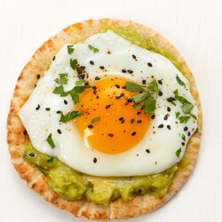 Fried Egg Avocado Toast | Low carb bread | Pita, Lavash, Wraps | Joseph's Bakery