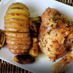 Запеченная курица по гречески