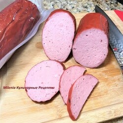 ДОКТОРСКАЯ КОЛБАСА в духовке. ДОМАШНЯЯ КОЛБАСА. Вкуснятина из Детства! Просто. Homemade Sausage