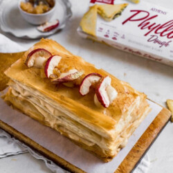 Napoleon Dessert with Caramel Mascarpone Filling | Athens Foods