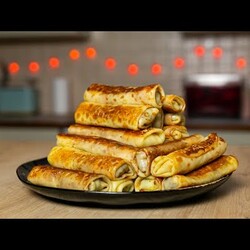 Блинчики с мясом по-грузински.