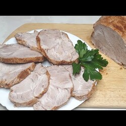 Сочная буженина из свинины вареная в кастрюле со специями, очень вкусный рецепт!