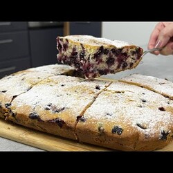 Пеките хоть Каждый день пока есть замороженные ягоды! Все смешали и в духовку: за 5 МИНУТ+ выпечка!