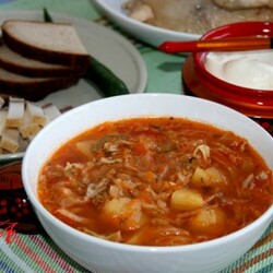 Борщ кубанский : Первые блюда