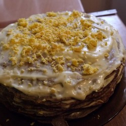 Печеночный торт ооооочень нежный :