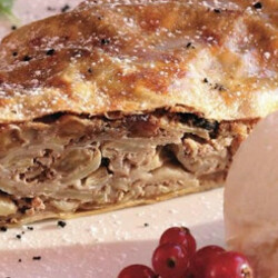 Быстрый яблочный штрудель из лаваша. Рецепт