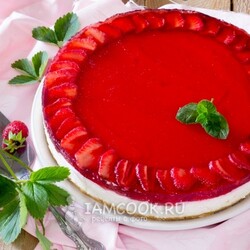 Клубничный чизкейк — рецепт с фото
