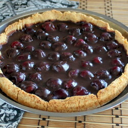 Пирог из песочного теста с вишней - пошаговый рецепт - пошаговый рецепт с фото