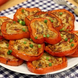 Блюда из курицы, Перец фаршированный, рецепты на RussianFood.com: 13 рецептов