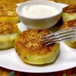 Картофельные зразы с печенью