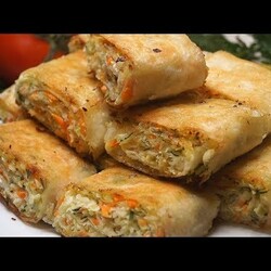 Хрустящая закуска из лаваша.