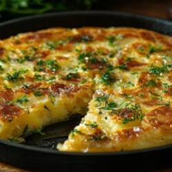 Капустный пирог на сковороде