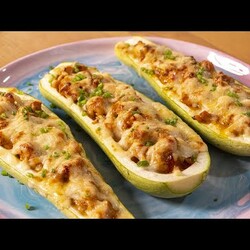 Теперь вы приготовите Вкусные кабачки. Секрет вкуса фаршированных лодочек из кабачков.