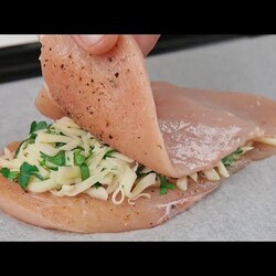 Картофель, запечённый с куриным филе