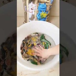 Отмываю кухонные полотенца #полотенце #кухонноеполотенце #стирка #пятна #стираю #какстирать #совет