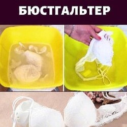 Отбелить бюстгальтер, блузку, майку, рубашку