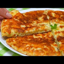 Сырная лепёшка за 10 мин!!!